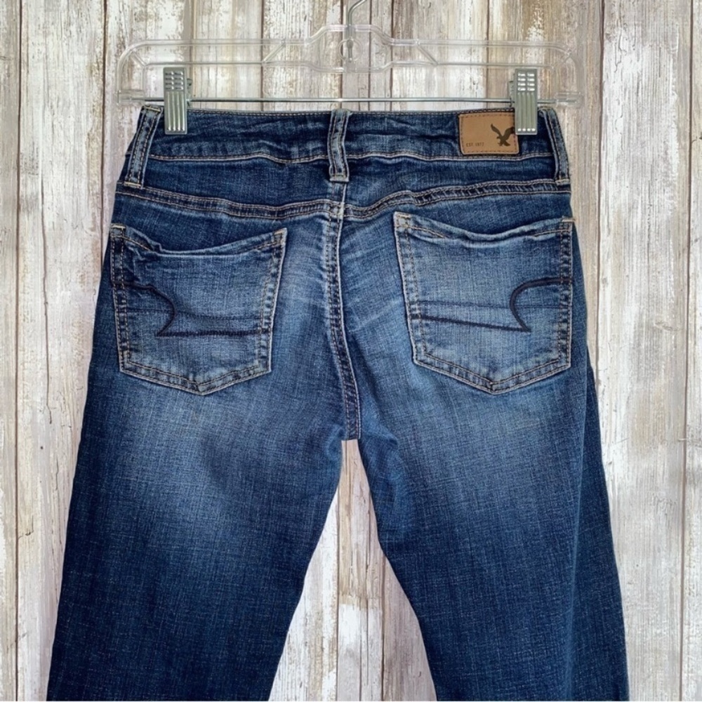 American Eagle Jegging Super Stretch Medium Wash Jeans - Picture 4 of 7